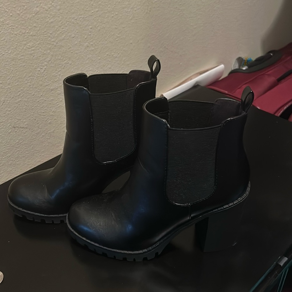 Black boots